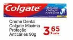 Rossi Supermercado Creme dental Colgate Máxima Proteção Anticáries 90g oferta