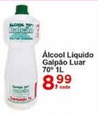 Álcool Líquido Galpão Luar 70 1L