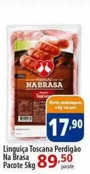Linguiça toscana perdigão na brasa