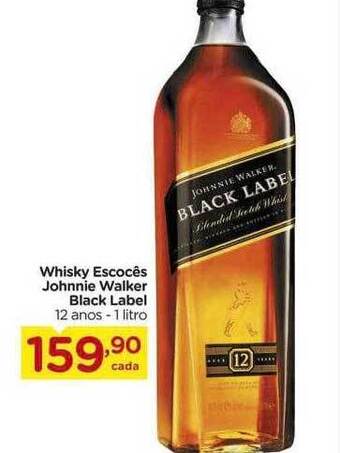 Carrefour Whisky escocês johnnie walker black label 12 anos oferta