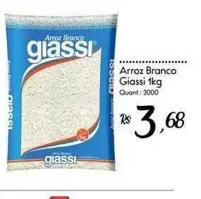 Giassi Supermercados Arroz branco giassi oferta