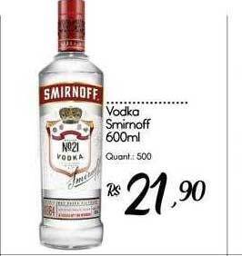 Giassi Supermercados Vodka smirnoff oferta