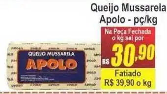 Serrano Supermercado Queijo mussarela apolo oferta