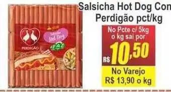Serrano Supermercado Salsicha hot dog cong. perdigão pct oferta