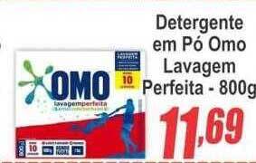 Serrano Supermercado Detergente em pó omo lavagem perfeita oferta