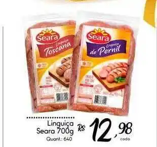Giassi Supermercados Linguiça seara oferta