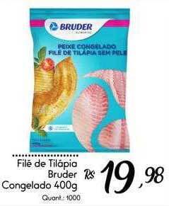 Giassi Supermercados Filé de tilápia bruder congelado oferta