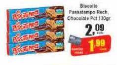 Higa's Supermercado Biscoito passatempo rech. chocolate pct oferta