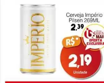 Supermercado Bem Barato Cerveja império pilsen oferta