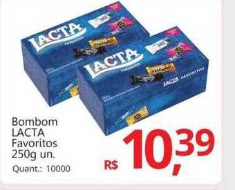 Supermercados Koch Bombom lacta favoritos oferta