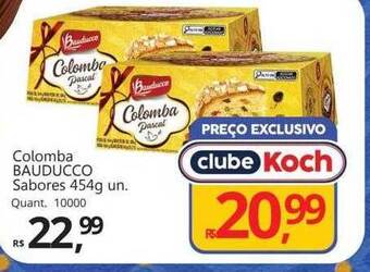 Supermercados Koch Colomba bauducco sabores oferta