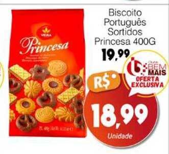 Biscoito português sortidos princesa
