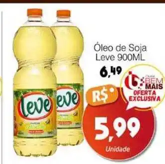 Supermercado Bem Barato Óleo de soja leve oferta