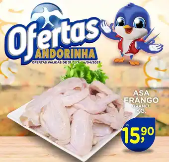 Andorinha Hipermercado Asa frango granel kg oferta