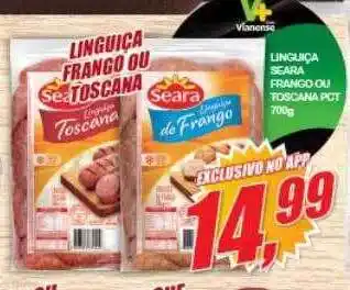 Linguiça seara frango ou toscana
