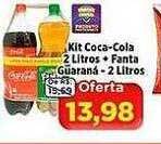 Kit coca-cola + fanta guaraná