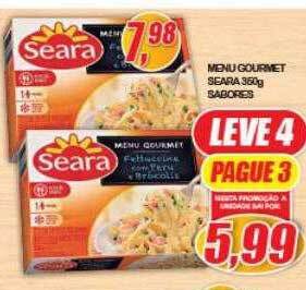 Vianense Supermercados Menu gourmet seara sabores leve 4 pague 3 oferta