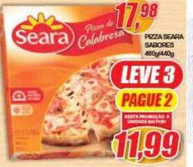 Pizza seara sabores leve 3 pague 2