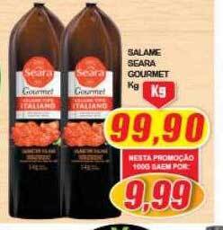 Vianense Supermercados Salame seara gourmet oferta
