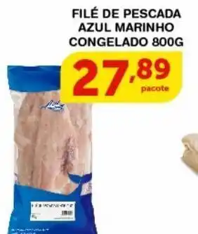 Roldão Filé de pescada azul marinho congelado 800g oferta