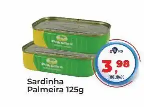 Tonin Superatacado Sardinha palmeira 125g oferta