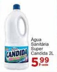 Água Sanitária Super Candida 2L