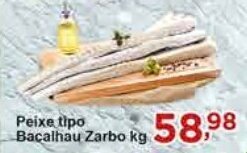 Rossi Supermercado Peixe tipo Bacalhau Zarbo 1kg oferta