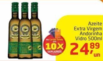 Tenda Atacado Azeite extra virgem andorinha vidro 500ml oferta