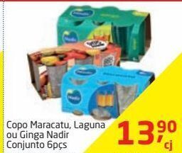 Tenda Atacado Copo maracatu, laguna ou ginga nadir conjunto 6pçs oferta
