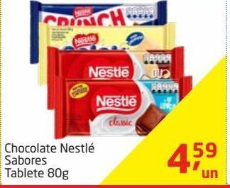 Tenda Atacado Chocolate nestlé sabores tablete 80g oferta