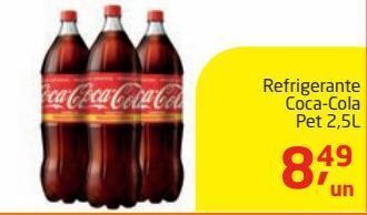 Tenda Atacado Refrigerante coca-cola pet 2,5l oferta