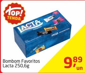 Tenda Atacado Bombom favoritos lacta 250,6g oferta