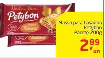 Tenda Atacado Massa para lasanha petybon pacote 200g oferta
