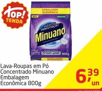 Tenda Atacado Lava-roupas em pó concentrado minuano embalagem econômica 800g oferta