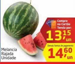 Tenda Atacado Melancia rajada unidade oferta