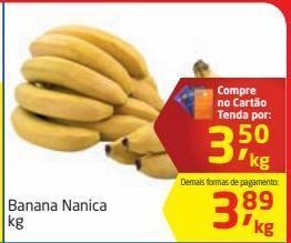Tenda Atacado Banana nanica kg oferta