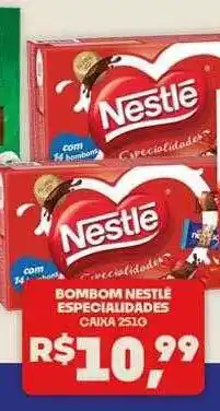 Boa Supermercados Bombom nestlé especialidades oferta
