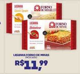 Boa Supermercados Lasanha forno de minas oferta