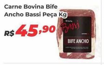 Villarreal Supermercados Carne bovina bife ancho bassi peça kg oferta
