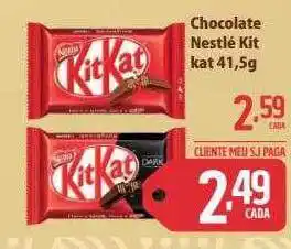 Sj Supermercados Chocolate nestlé kit kat oferta