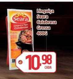Sj Supermercados Linguiça seara calabresa grossa oferta