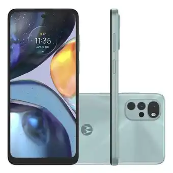 Casa e Vídeo Smartphone motorola moto g22 128gb dual chip tela 6.5 4g câmera quad 50mp+8mp+2mp+2mp verde oferta