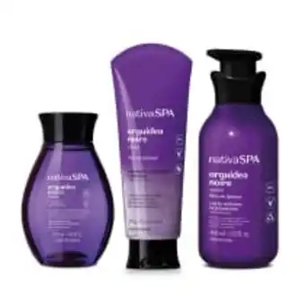 O Boticário Combo orquidea noire: óleo hidratante corporal 200ml + loção corporal 400ml + sabonete esfoliante corporal 175ml oferta