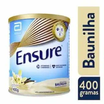 Suplemento nutricional ensure sabor baunilha 400g