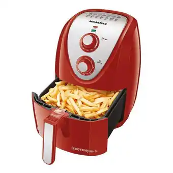 Casa e Vídeo Fritadeira elétrica air fryer 5l afn50ri mondial vermelha 127v oferta