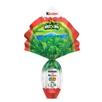 Supermercado Taquaral Ovo de páscoa com surpresa de natoons kinder 150g oferta