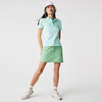 Lacoste Polo feminina lacoste em piqué de algodão com stretch oferta