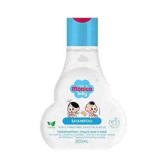 Drogaria Santa Marta Shampoo infantil turma da mônica baby vegano suave para cabelinhos delicados de 200ml oferta