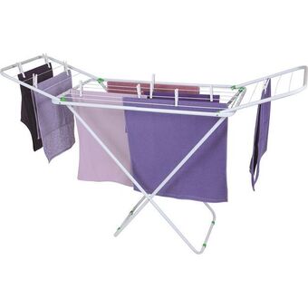 Casa e Vídeo Varal de chão 144x49cm mor slim 6105 com abas branco oferta