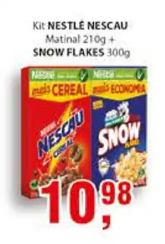 Kit Nestle Nescua 210g + Snow Flakes 300g